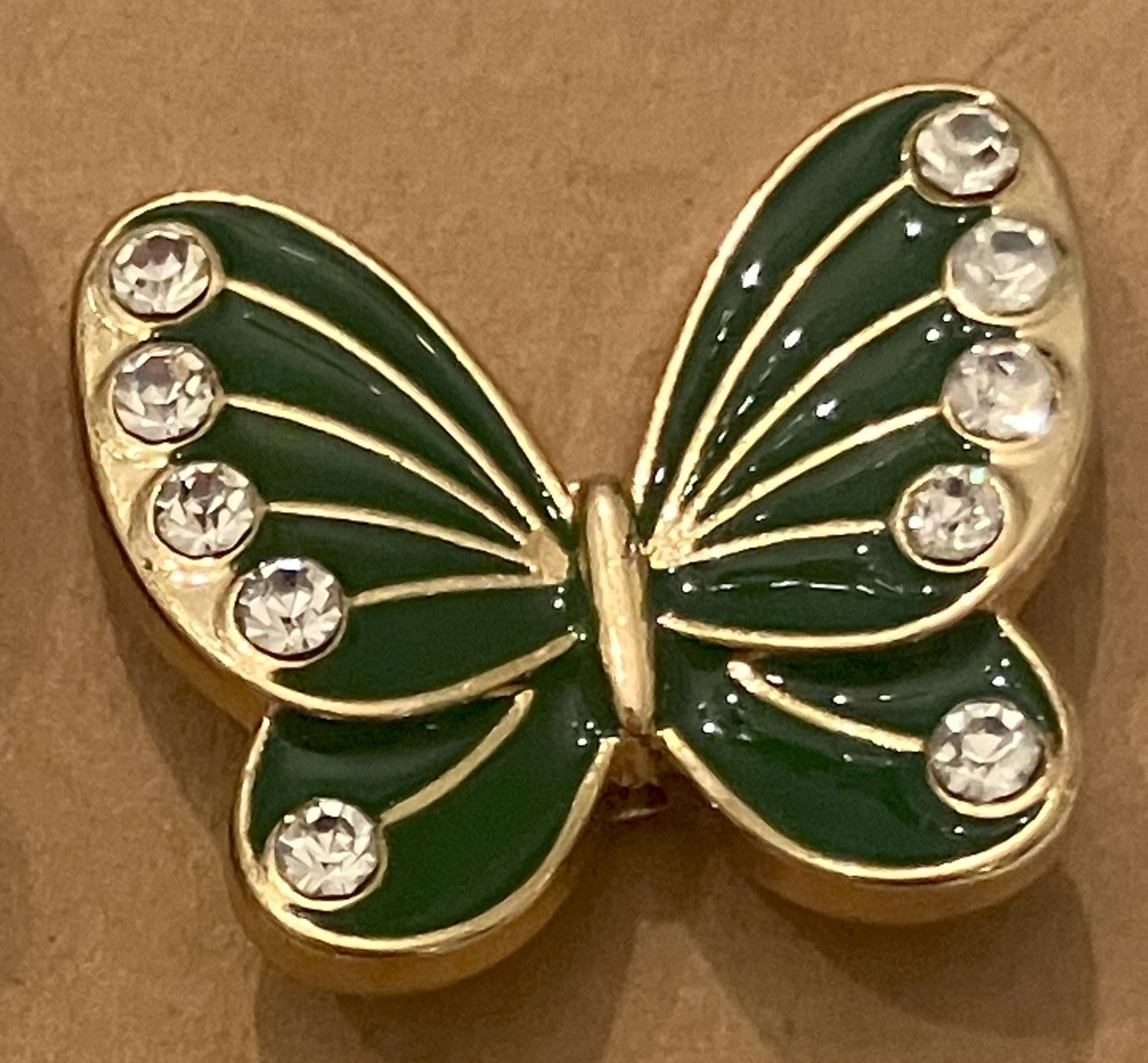 Green Butterfly Earrings