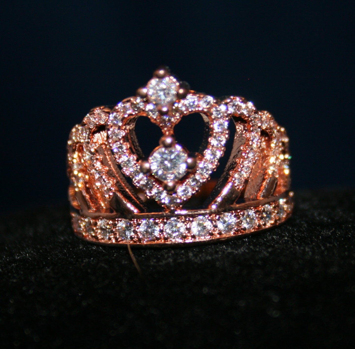 Gold Crown Ring