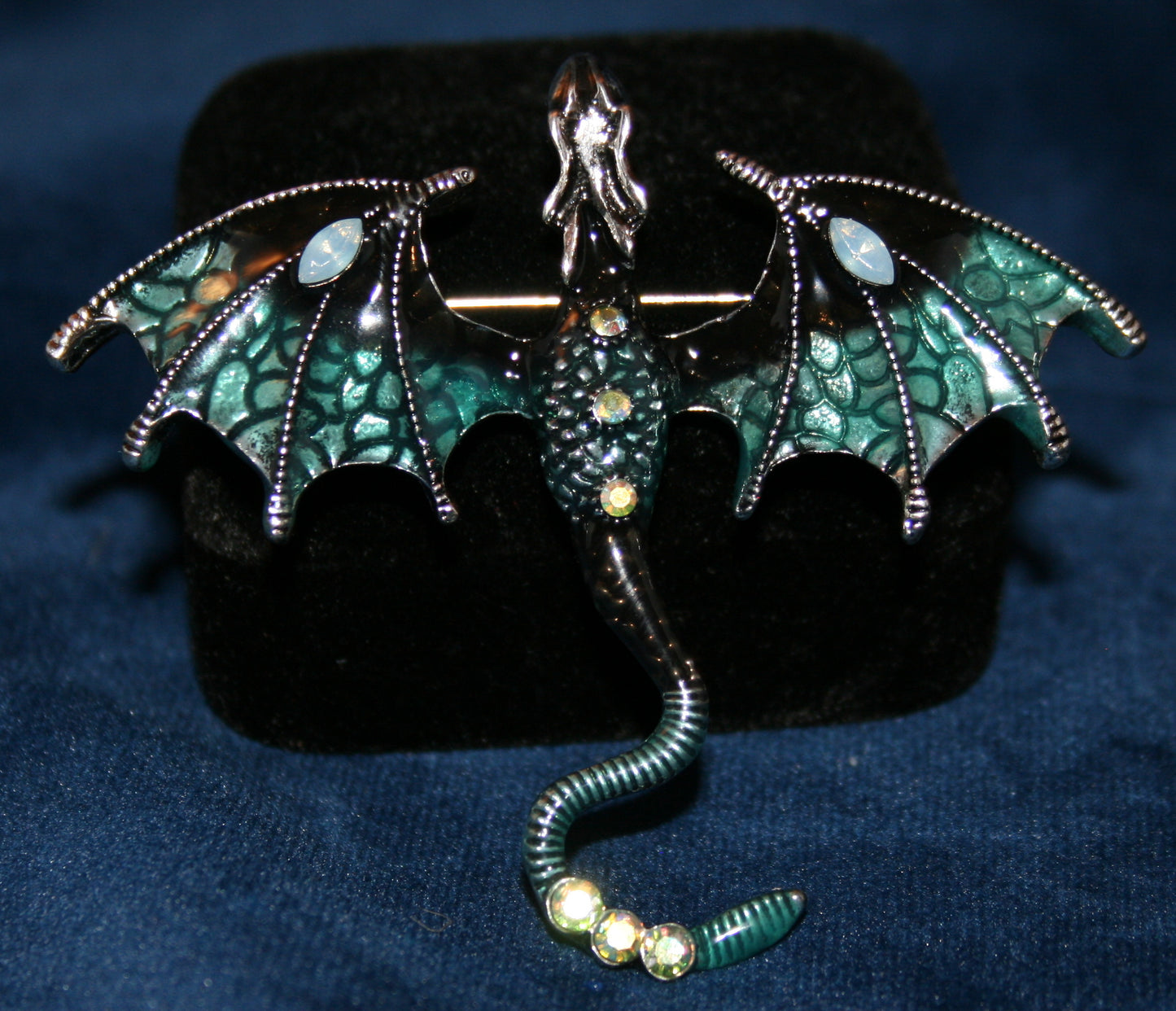 Green Dragon Brooch
